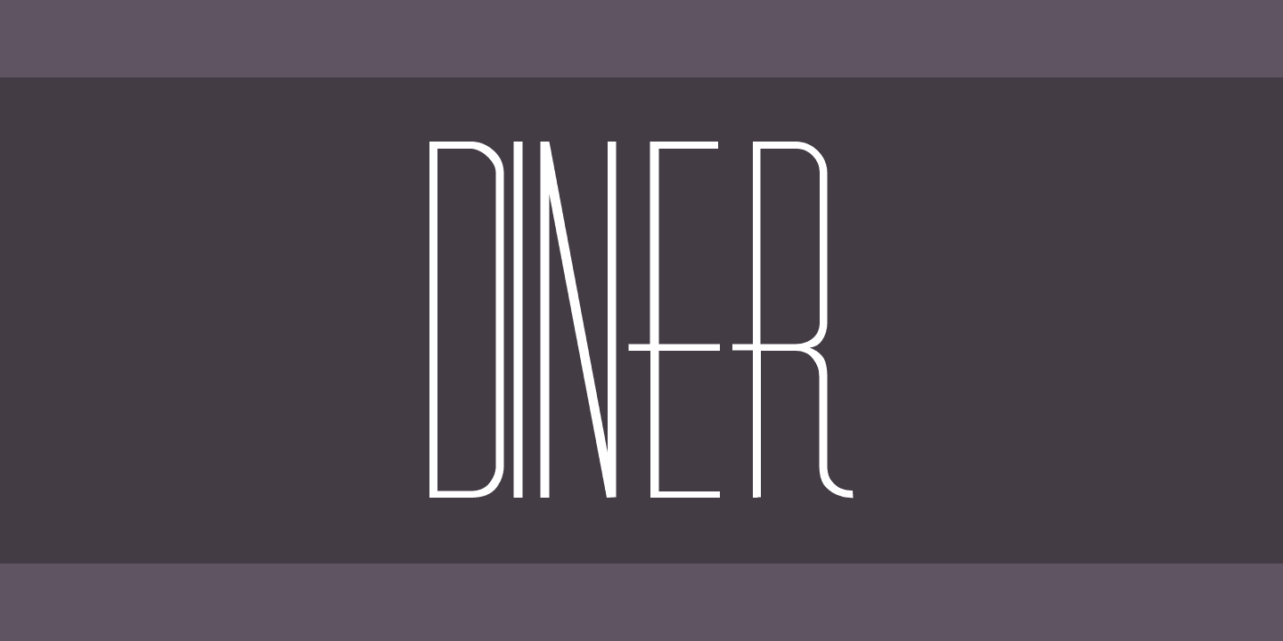 Ejemplo de fuente Diner #1